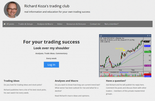 Richard's private trading site